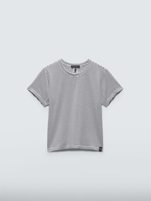 rag & bone Luca Striped Baby Tee