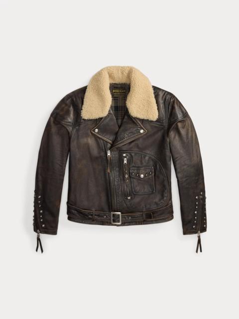 RRL by Ralph Lauren Limited-Edition Shearling-Leather Jacket