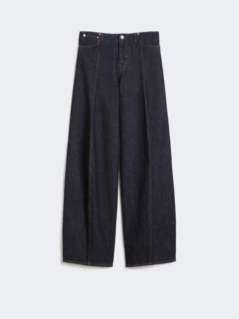 Sportmax Oversized low-rise trousers - MIDNIGHTBLUE