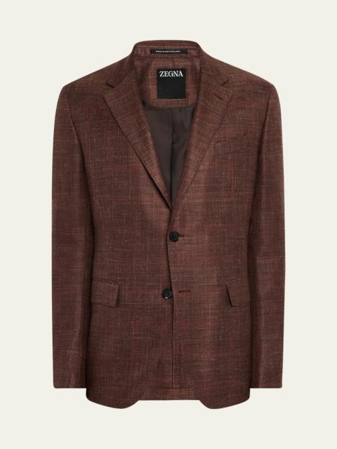 ZEGNA Men's Tonal Plaid Sport Coat