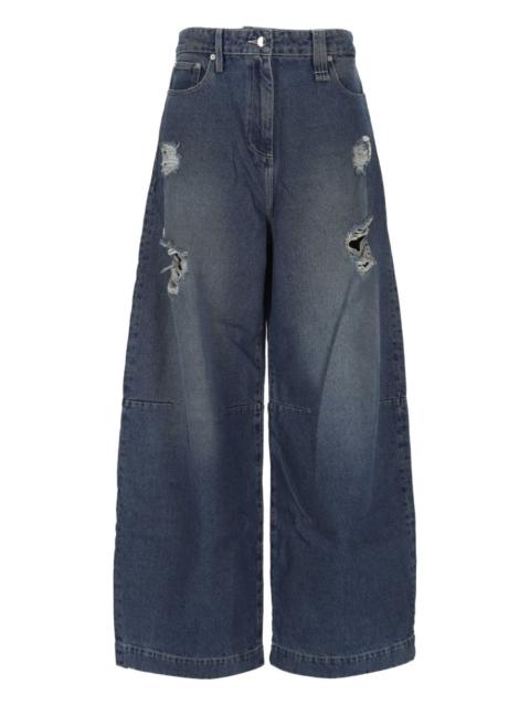 Simone Rocha distressed jeans