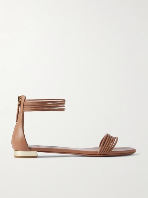 AQUAZZURA Sway Leather Sandals