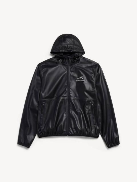 BALENCIAGA Men's Techwear Rain Jacket in Black