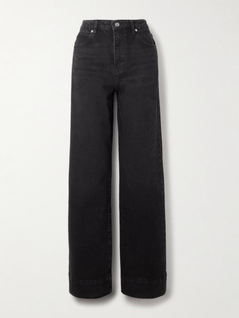 FRAME The Streamline High-rise Straight-leg Jeans