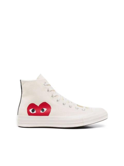 Comme des Garçons Homme x Converse Chuck 70 heart-motif high-top sneakers