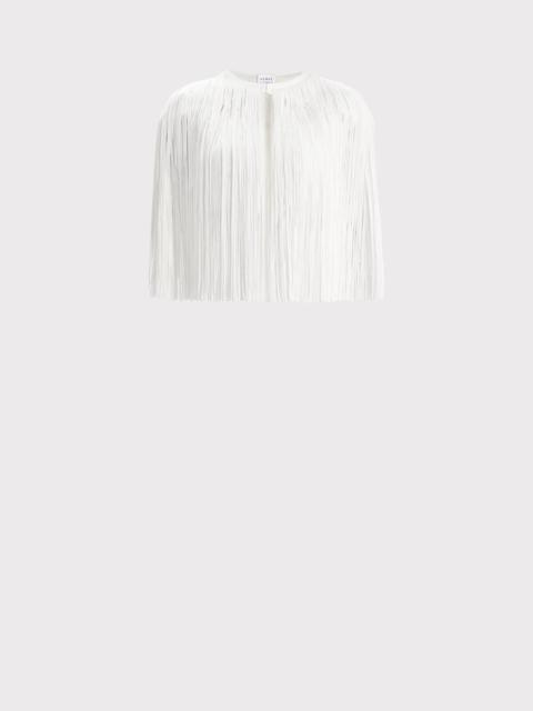 HERVE LEGER ICON FRINGE CAPE