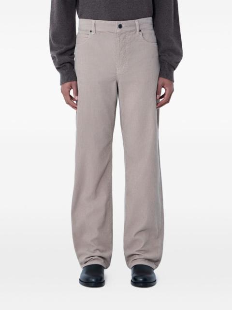 The Row corduroy mid-rise trousers