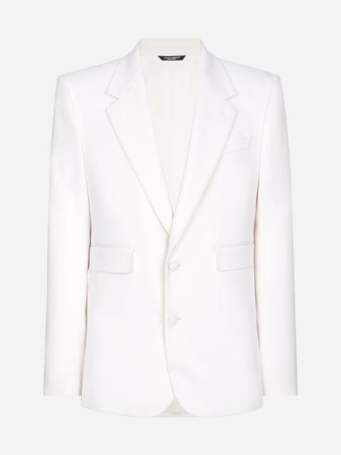 Dolce & Gabbana Single-breasted stretch wool Sicilia-fit jacket