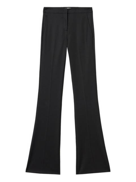 Blumarine diagonal-weave trousers
