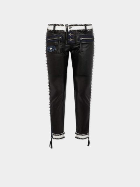DSQUARED2 CHIC REBEL BIKER PANT