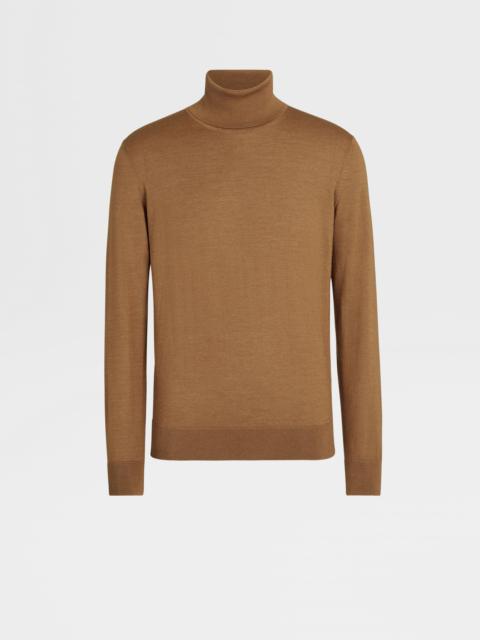 ZEGNA DARK FOLIAGE MÉLANGE CASHSETA TURTLENECK