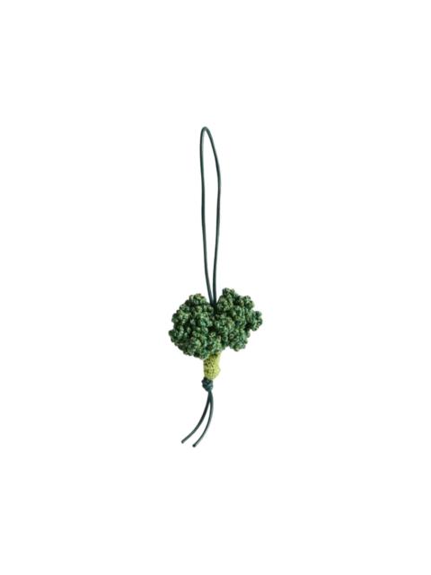 JW Anderson broccoli-motif crocheted bag charm