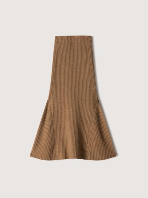 Nanushka Fluted Ribbed Alpaca Skirt