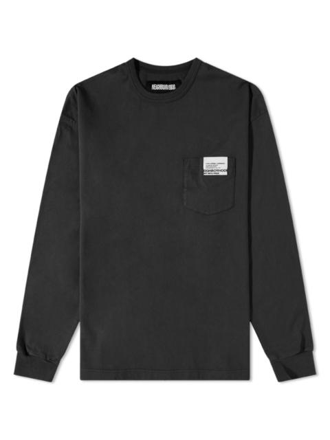 NEIGHBORHOOD Classic-P Crewneck LS Black | REVERSIBLE