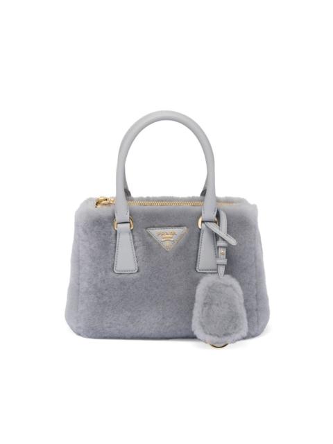 Prada Galleria shearling tote bag
