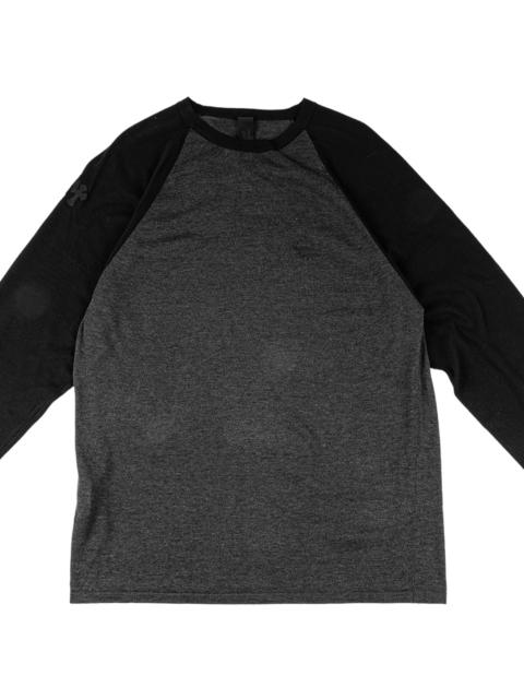 Chrome Hearts Mixed Emotions Cross Patch Long Sleeve Tee "Grey" CHRM1553
