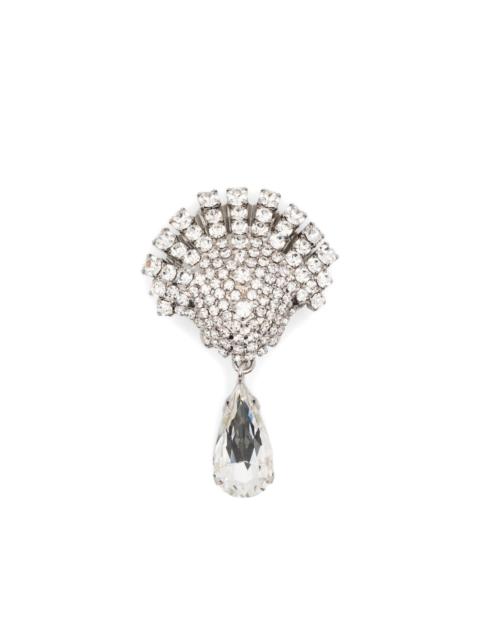 Alessandra Rich shell drop earrings