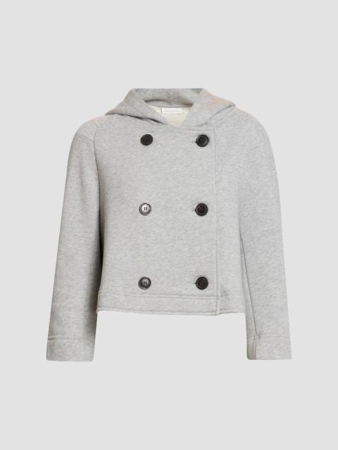 Dries Van Noten Women's Havipa Cotton Jersey Crop Jacket - Grey Melange
