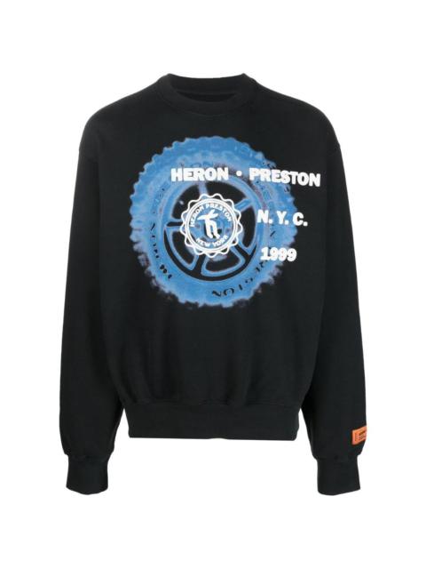 Heron Preston off road print sweatshirt