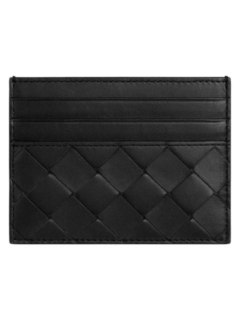 Bottega Veneta Bottega Veneta Intrecciato Card Case (635042 VCPP3 8425) Black