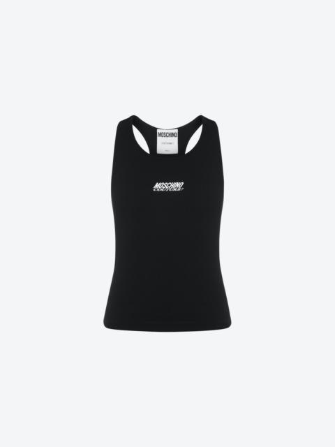 LOGO EMBROIDERY STRETCH COTTON TANK TOP