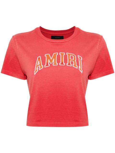 AMIRI logo-embroidered T-shirt
