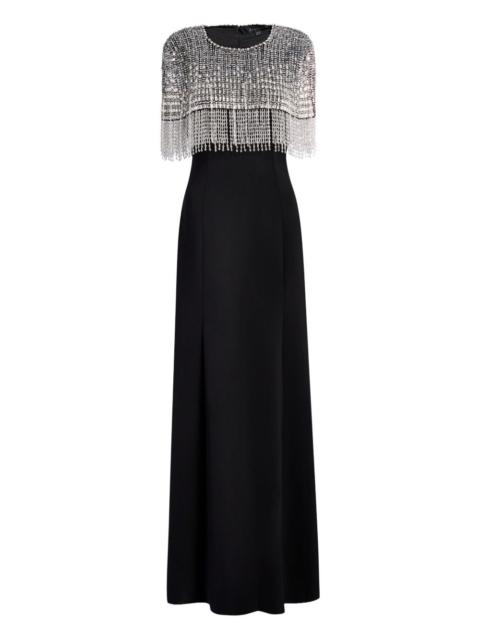JENNY PACKHAM Sabine beaded-fringed maxi dress