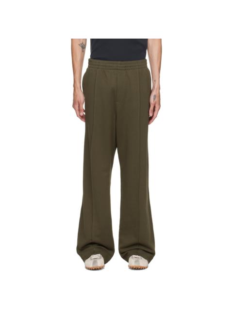 Helmut Lang Green Logo Sweatpants