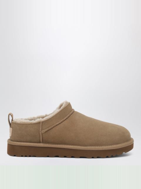 UGG Classic Ultra Mini dark grey sheepskin boots