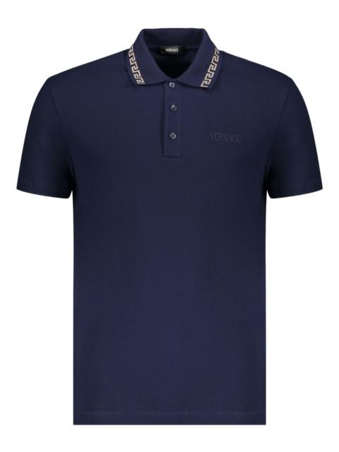 VERSACE cotton polo shirt