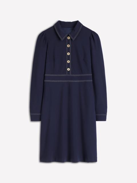BODEN Nicolette Long Sleeve Dress-Navy