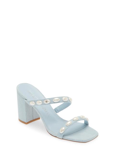 Stuart Weitzman Pearlita 85 Block Sandal