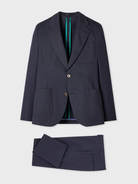 Paul Smith Navy Cotton-Twill Two-Piece Suit