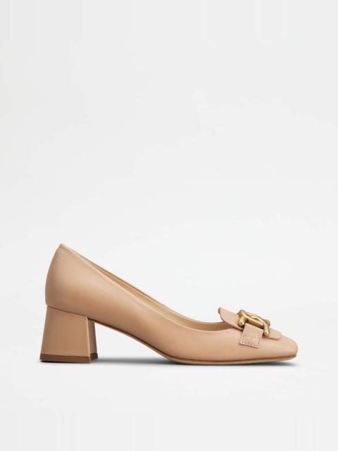 Tod's KATE PUMPS IN LEATHER - PINK