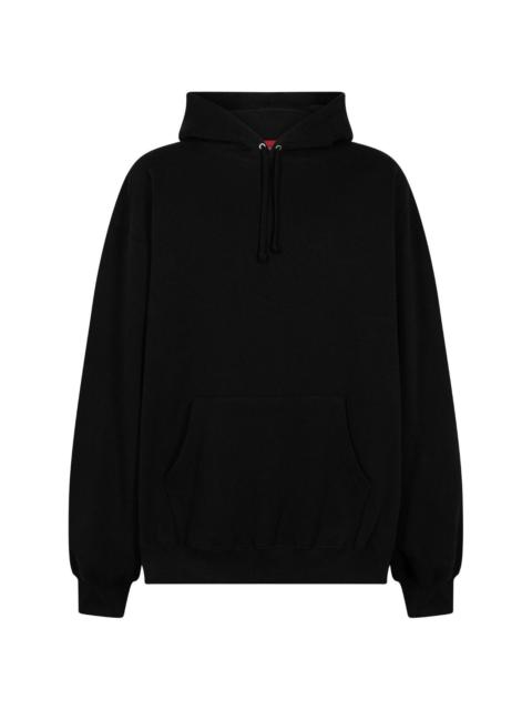 logo-appliquÃ© cotton hoodie