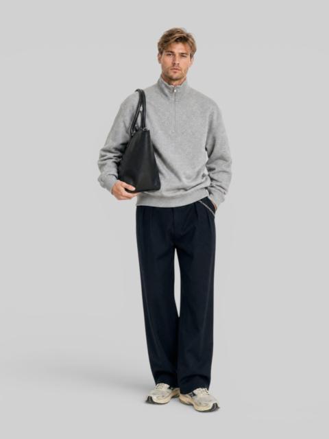 The Kooples GRAY TRUCKER-STYLE HOODIE