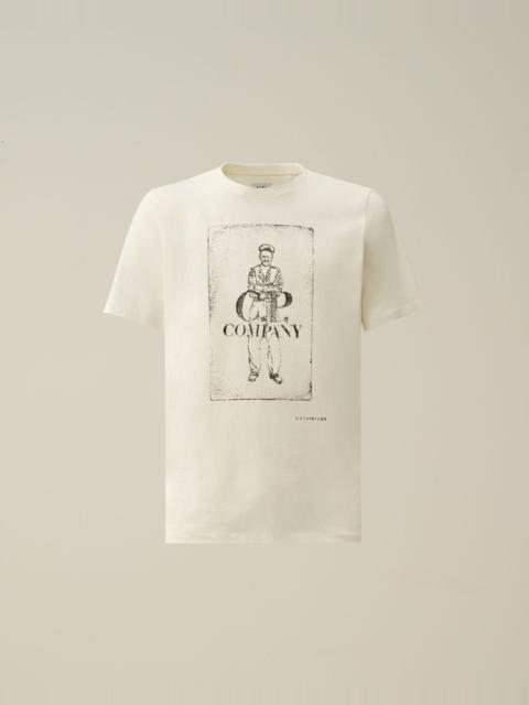 C.P. Company 24/1 Jersey Artisanal Card T-shirt