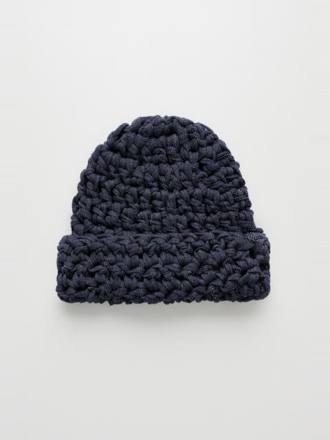 Our Legacy Crochet Beanie Midnight Blue Jersey
