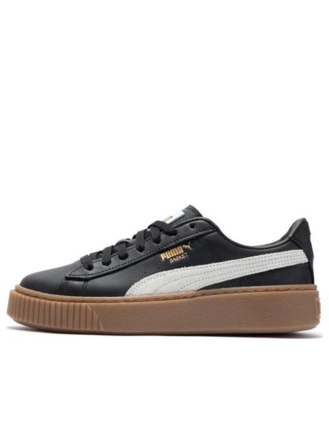 PUMA (WMNS) PUMA Basket Platform L 'Black' 394369-02
