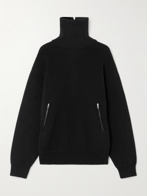 BALENCIAGA Cotton Half-zip Sweater