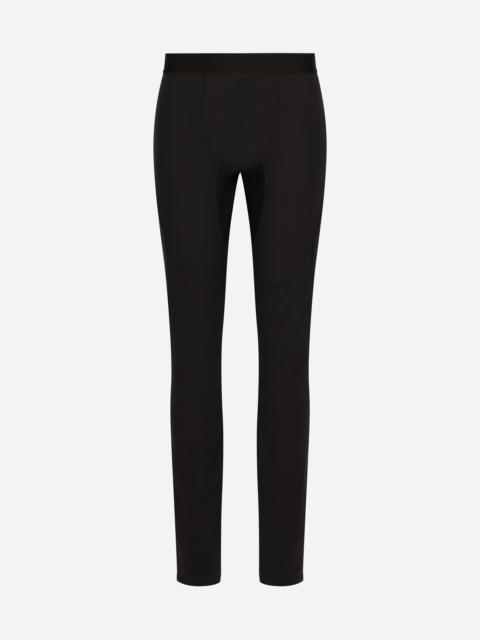 Dolce & Gabbana Technical jersey leggings with DGVIB3 print