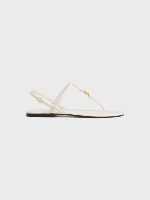 CELINE PENNY SANDAL IN GOATSKIN