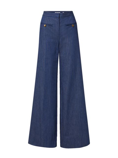 VERONICA BEARD LEDGER WIDE-LEG DENIM PANT