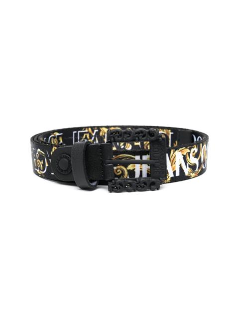 VERSACE JEANS COUTURE baroque-print buckle belt