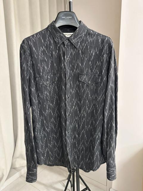 SAINT LAURENT Saint Laurent SS17 Irregular Stripe Shirt