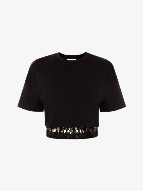 Alexander McQueen Women's Corset T-shirt in Black