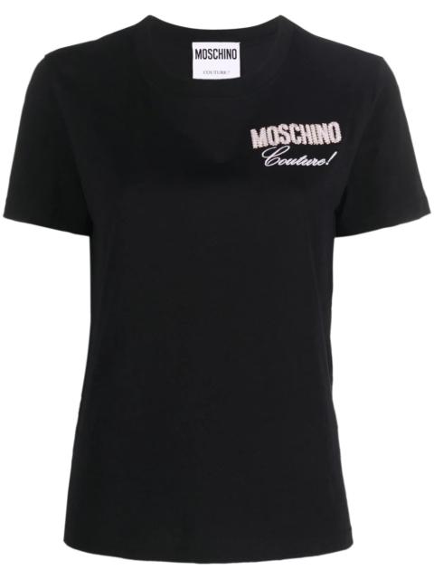 Moschino embroidered logo T-shirt