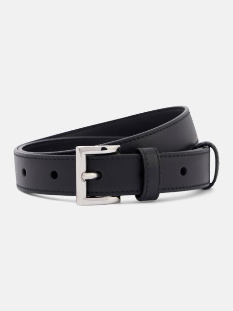 Prada Logo leather belt