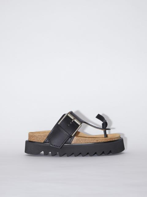 Acne Studios Platform sandals - Black