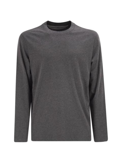 long-sleeves crew-neck T-shirt